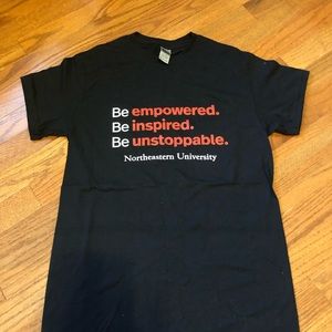 BLACK NORTHEASTERN T-SHIRT
